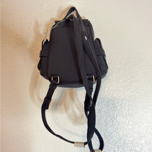 New 90s vintage Black nylon Y2K Mini Backpack - Picture 6 of 8